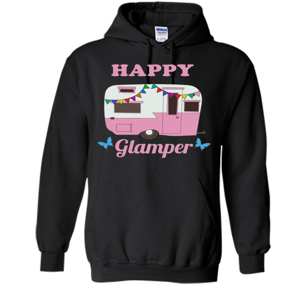 Happy Glamper - Glamping, Camping T-Shirt
