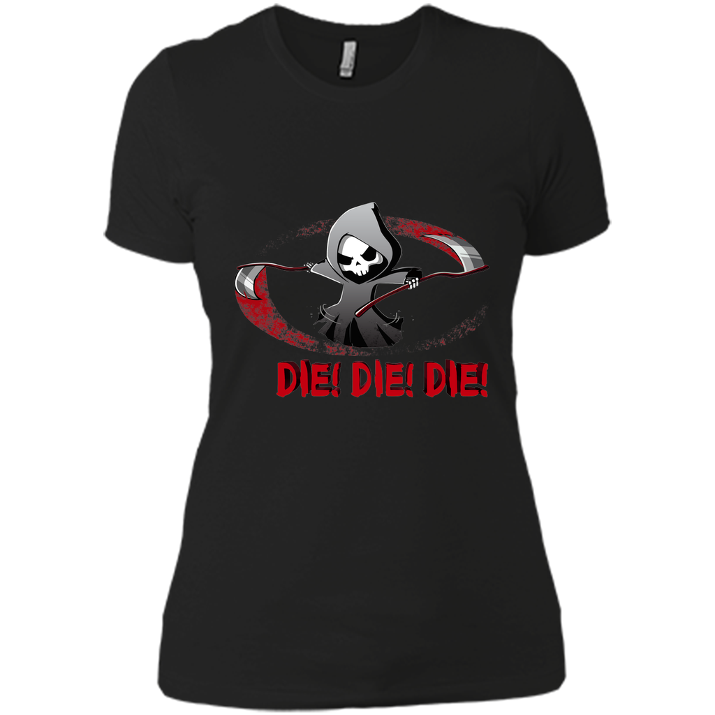violent death halloween Next Level Ladies Boyfriend Tee