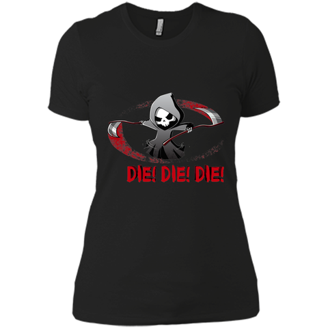violent death halloween Next Level Ladies Boyfriend Tee
