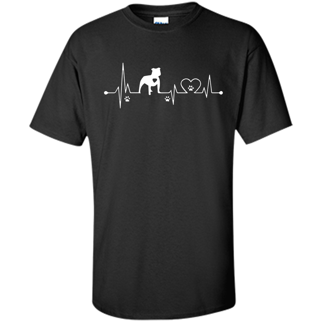 Heartbeat Dog All Pitbull T-shirt Birthday Gift