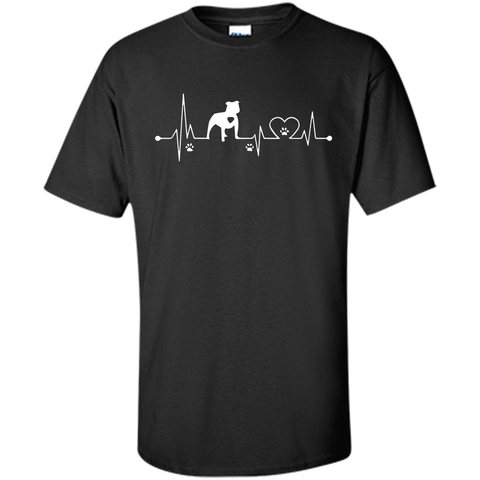 Heartbeat Dog All Pitbull T-shirt Birthday Gift