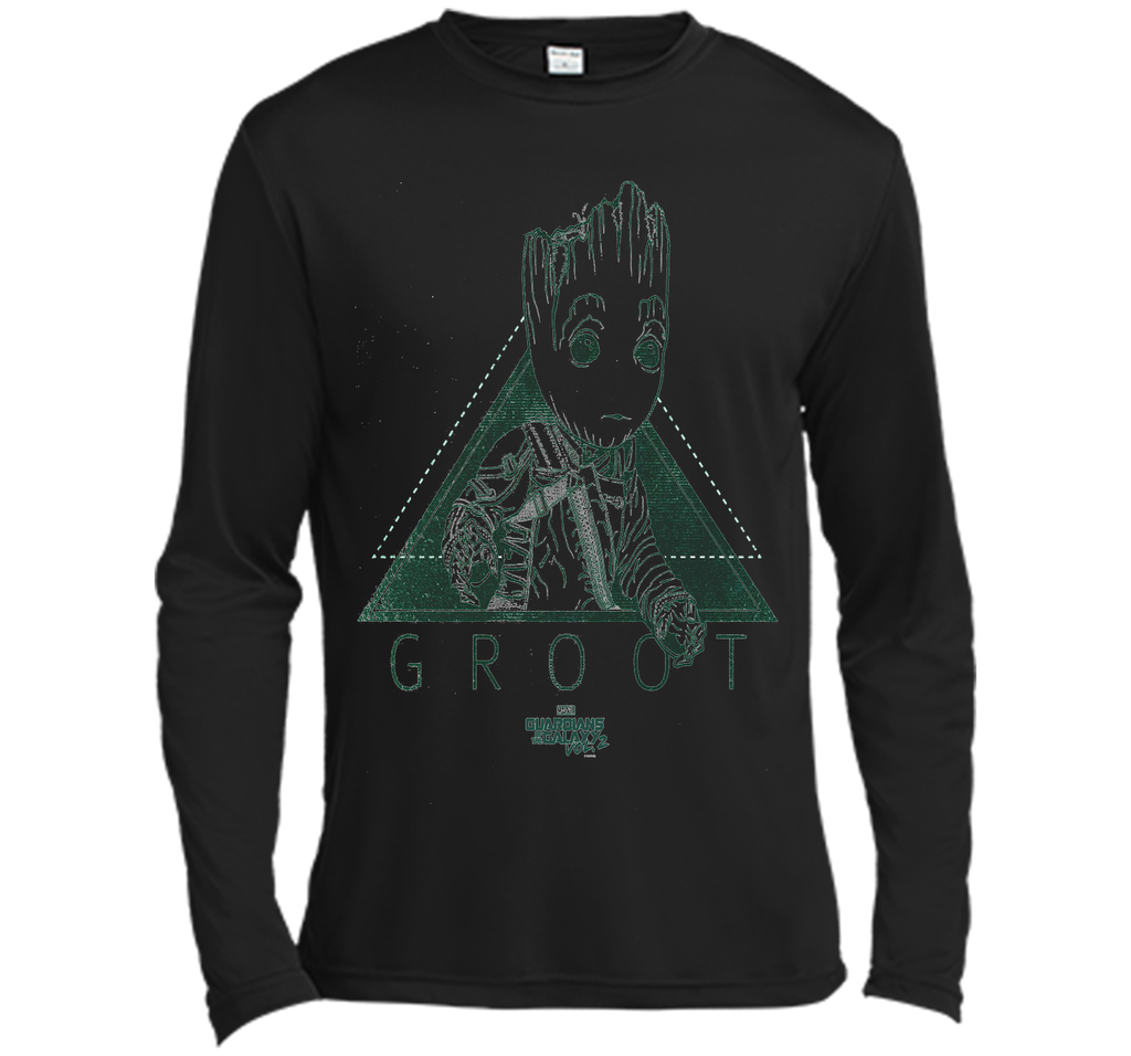 Marvel Groot Guardians of Galaxy 2 Triangle Graphic T-Shirt