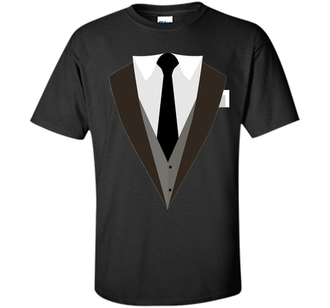 Printed Suit & Tie Vest Tuxedo T-Shirt