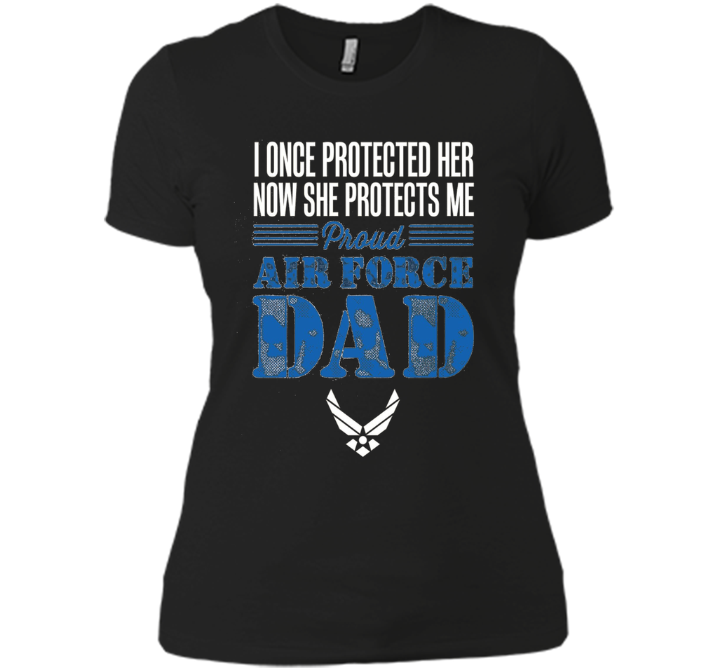 Proud Air Force Dad Daughter Soldier Navy Military T Shirt