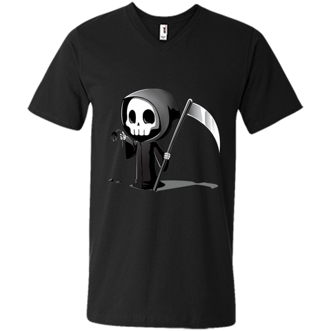 pushing up daisies halloween Mens Printed V-Neck T