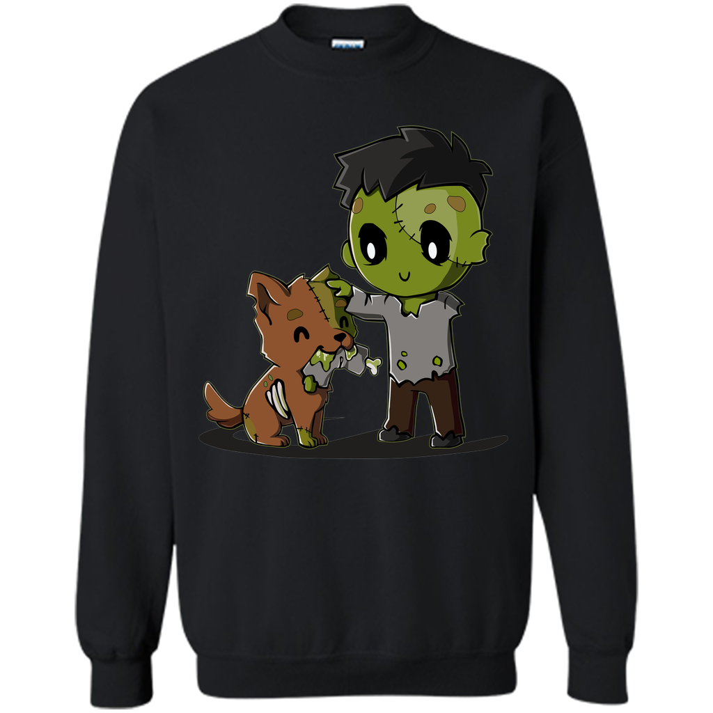 to share joys and sorrows halloween Printed Crewneck Pullover Sweatshirt 8 oz