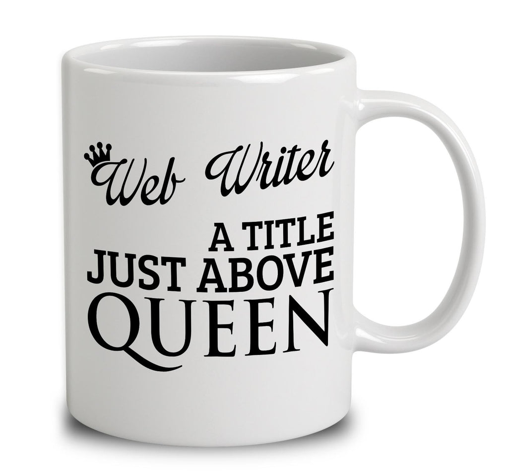 Web Writer A Title Just Above Queen