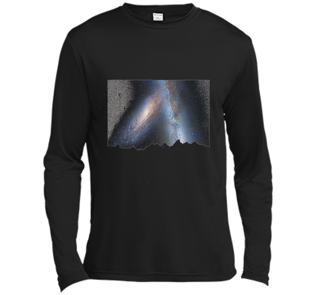 Milky Way T-Shirt Stars Andromeda Country Night Sky