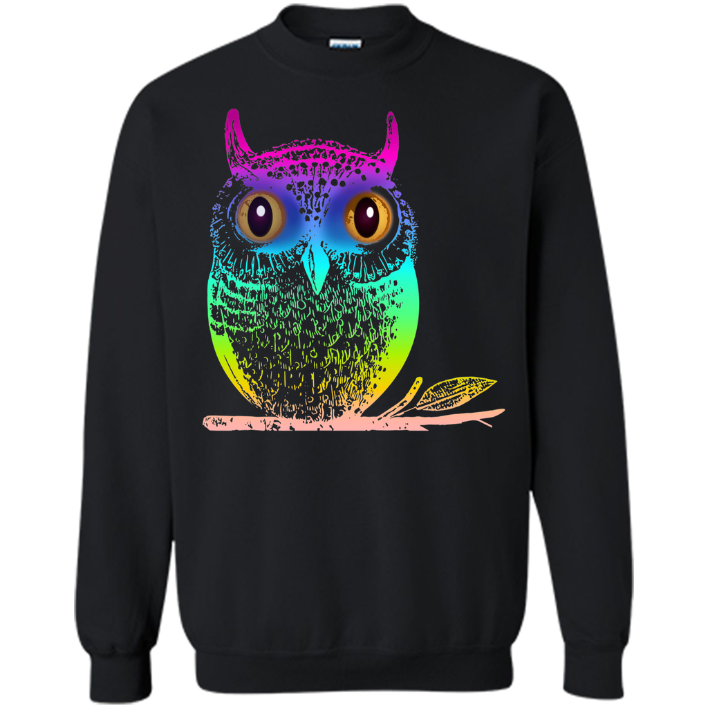 Sexy Big Colorful Owl 2017 T Shirt