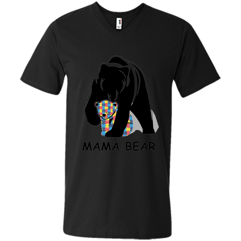 Autism Awareness Mom - Mama Bear TShirt