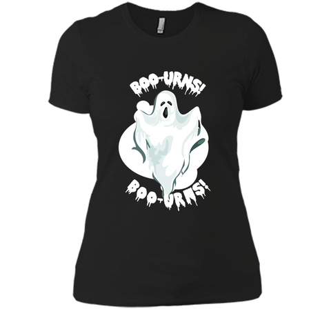 (V2) Boo Boo-Urns! Funny Ghost Halloween T-Shirt Next Level Ladies Boyfriend Tee