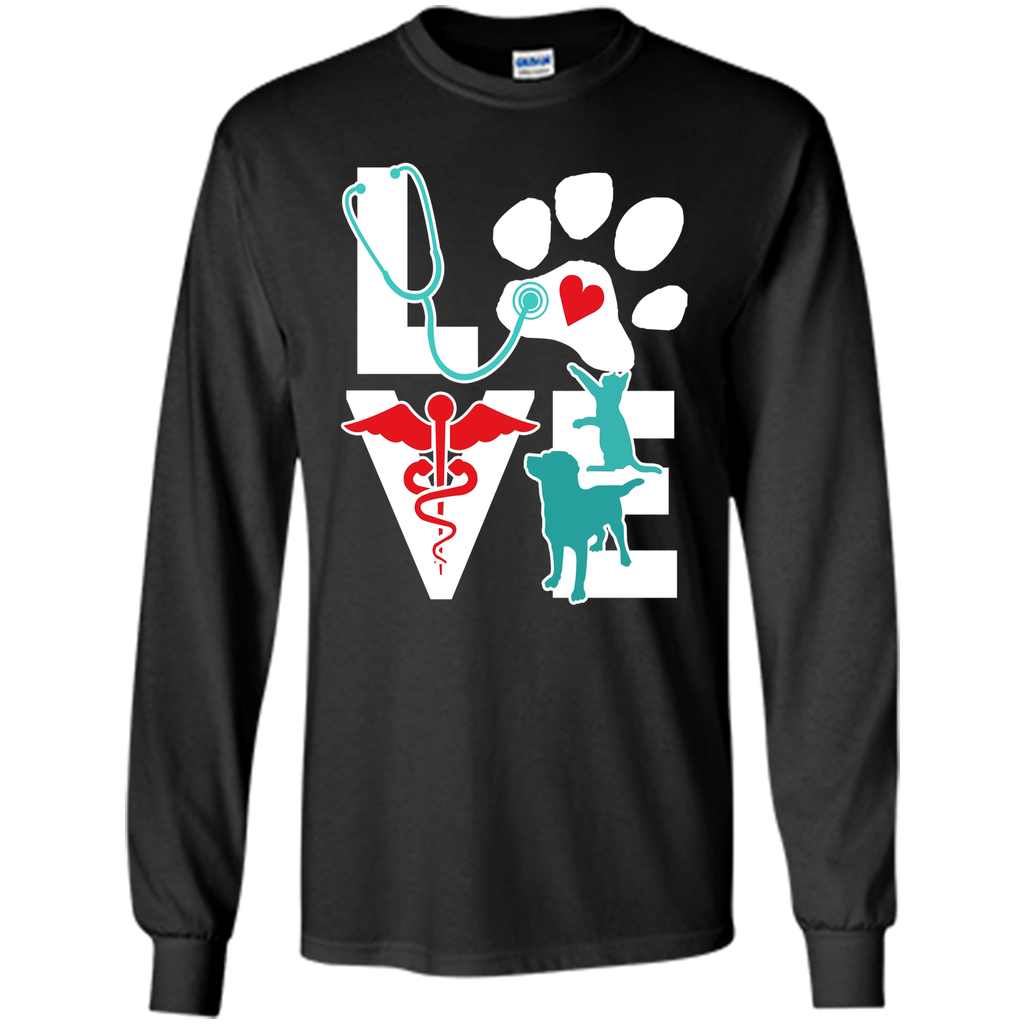 veterinarian love cat and dog veterinary t-shirt