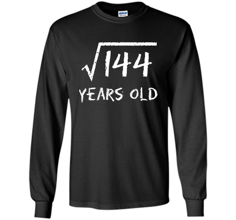 Square Root of 144: 12th Birthday 12 Years Old T-Shirt