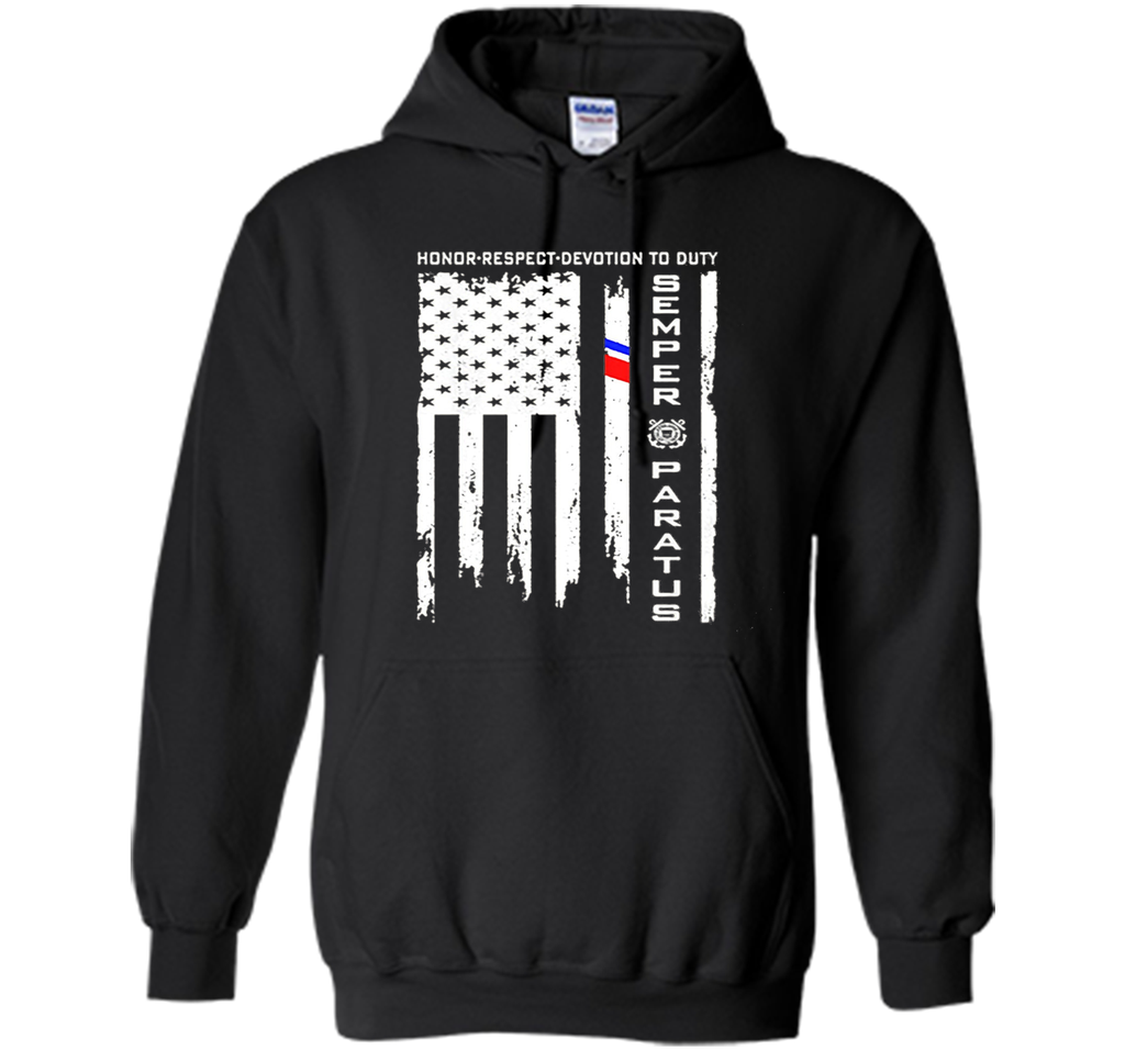 US Coast Guard American Flag - Semper Paratus Tshirt cool shirt