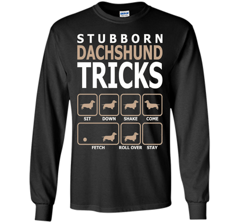 Stubborn Dachshund Tricks T-Shirt Tshirt