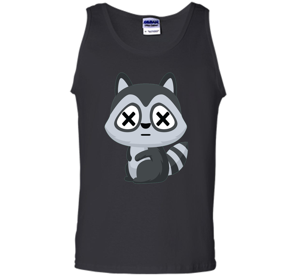 Raccoon Fainting Emoji Shirt T-Shirt Racoon Coon Tee