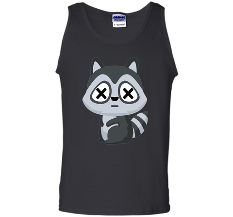 Raccoon Fainting Emoji Shirt T-Shirt Racoon Coon Tee