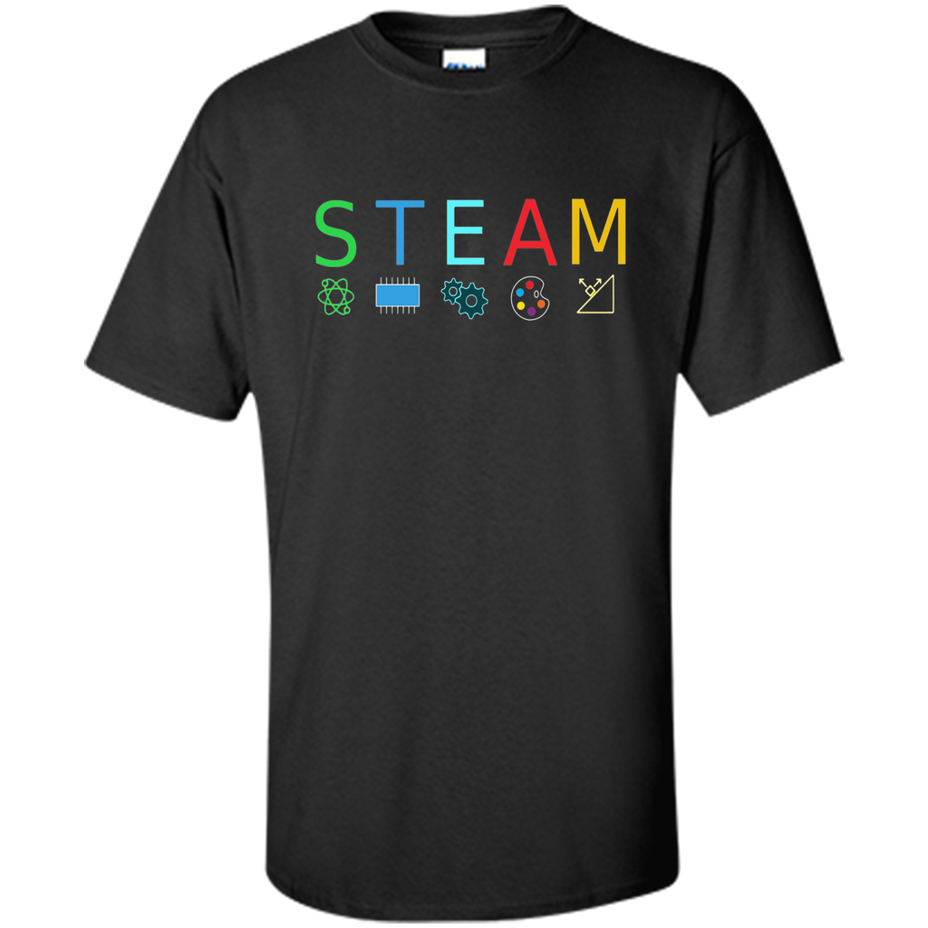 STEAM Symbols T- Shirt STEM Science Engineering ART Math Tee