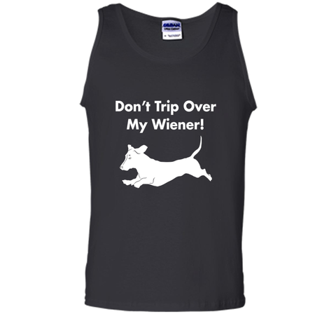 Dont Trip Over My Wiener T-Shirt Funny Dachshund Graphic Tee