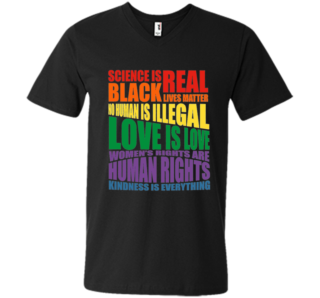 Men & Women's Science Is Real LGBT T-shirt Equality Feminist cool shirt