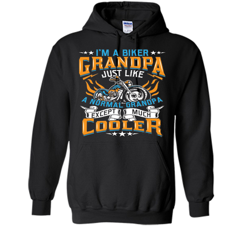 Men's Biker Grandpa Normal Except Much Cooler - Motorcyle T-Shirt