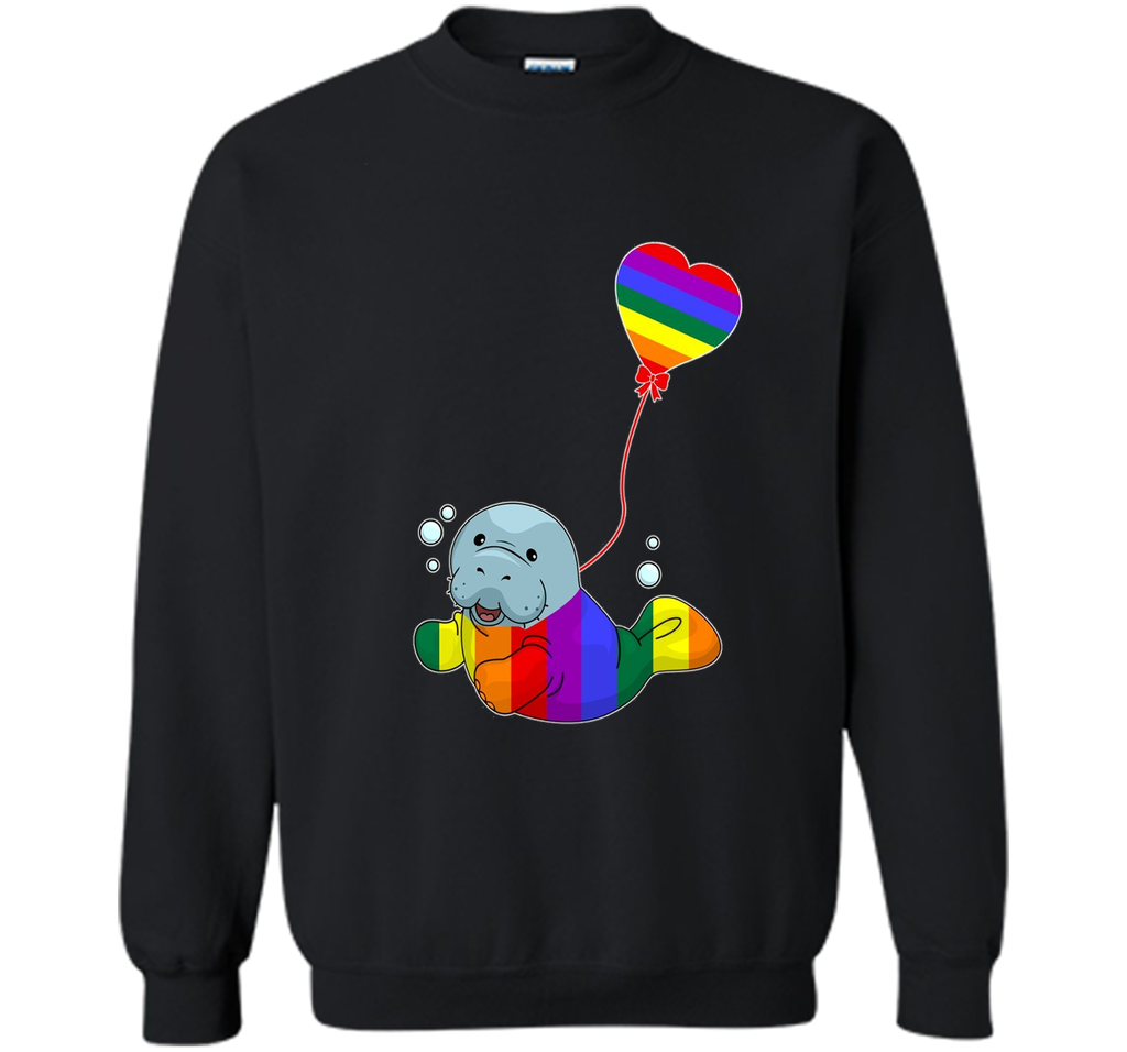 Manatee LGBTQ 2017 Rainbow Gay Lesbian Pride Tshirt