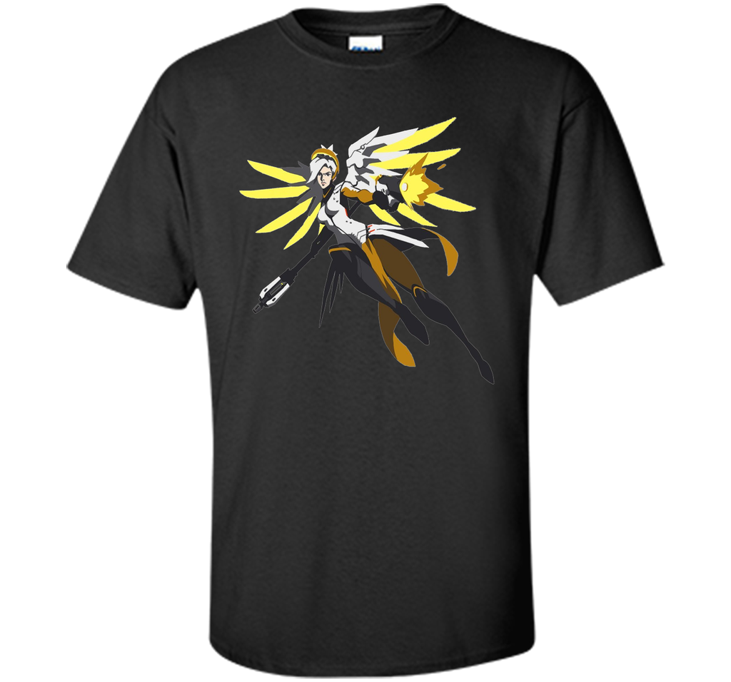 Overwatch Mercy Battle Ready Spray Tee Shirt
