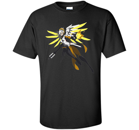 Overwatch Mercy Battle Ready Spray Tee Shirt
