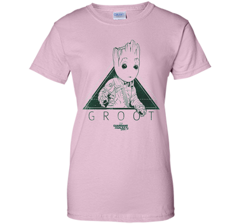 Marvel Groot Guardians of Galaxy 2 Triangle Graphic T-Shirt