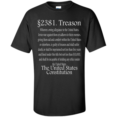 Double Sided Anti Trump Impeach 45 T-shirt + Treason Law