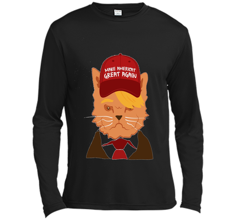 Novelty Trump Cat America T-shirt