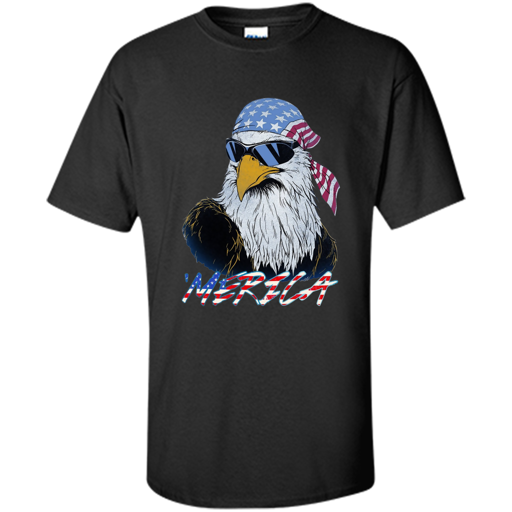 USA PRIDE MERICA MULLET EAGLE T-SHIRT  4th of july shirt