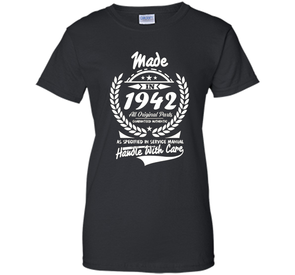 Made in 1942 tshirt 75th Birthday gift Tshirt