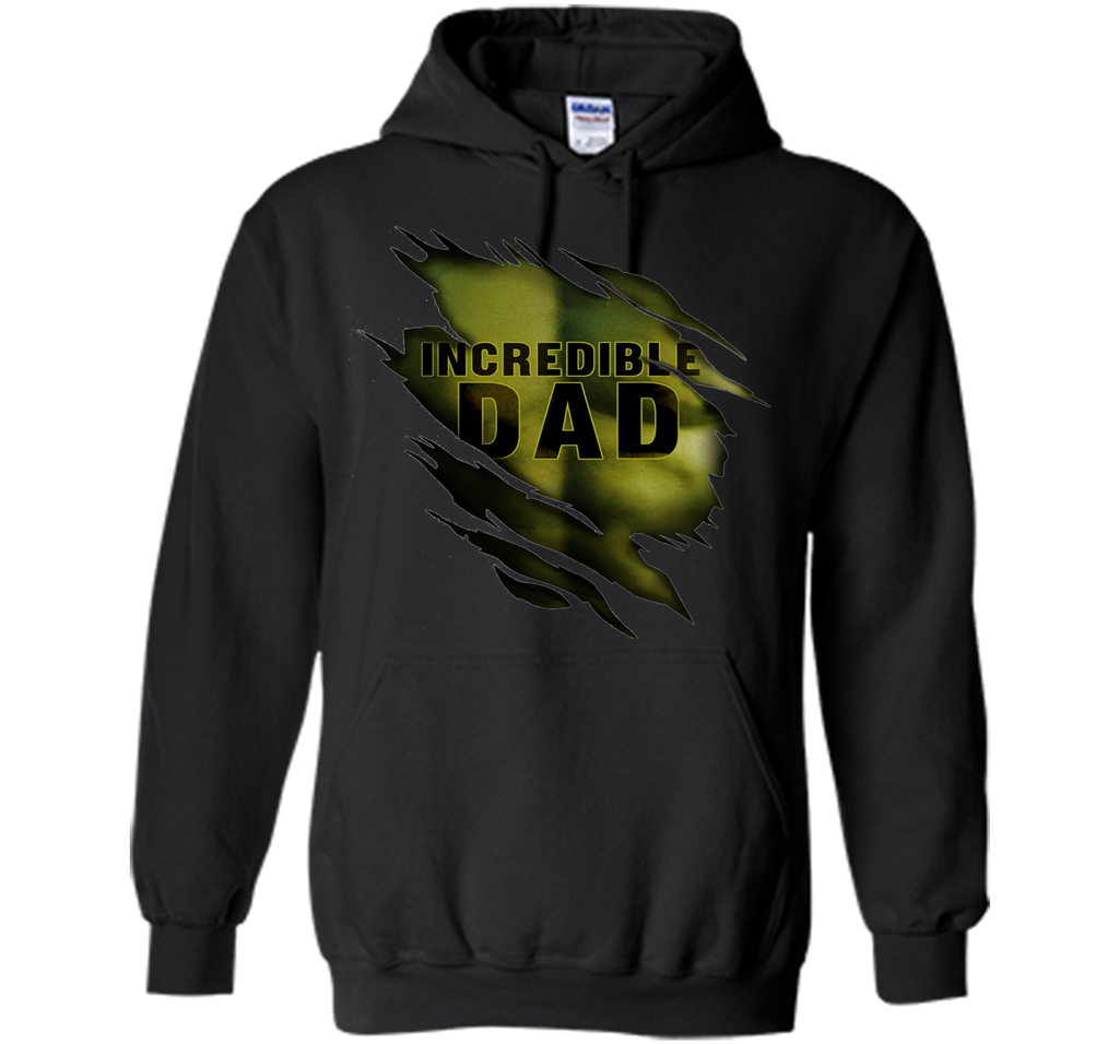 Mens incredible Dad T-Shirt Funny Superhero shirt