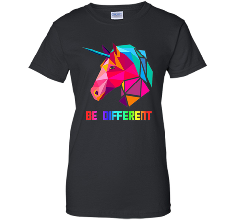 LGBT PRIDE LESBIAN UNICORN BE DIFFERENT TSHIRT