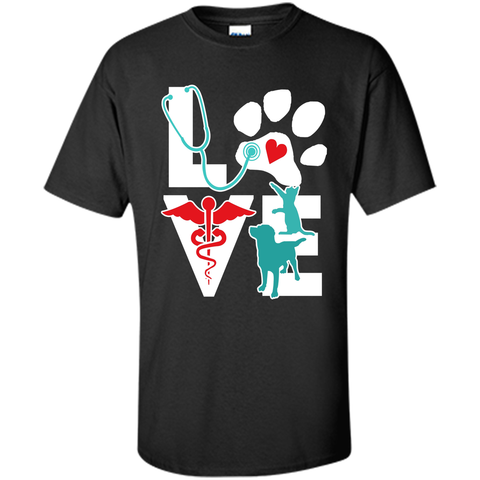 veterinarian love cat and dog veterinary t-shirt