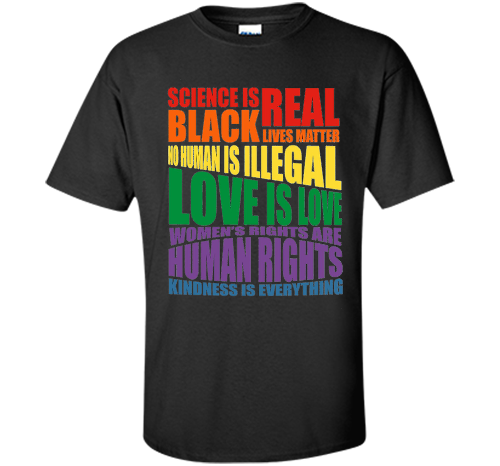 Men & Women's Science Is Real LGBT T-shirt Equality Feminist cool shirt