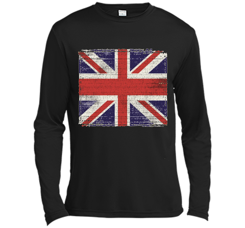 Union Jack T-shirt Vintage UK Flag Tee British Retro Flag