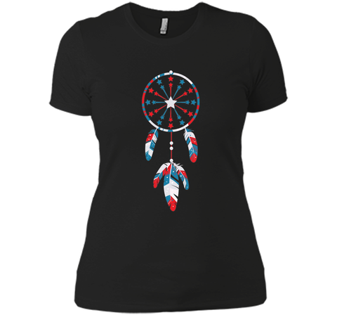 Dream Catcher 4TH Of July  Tshirt Red White And Blue