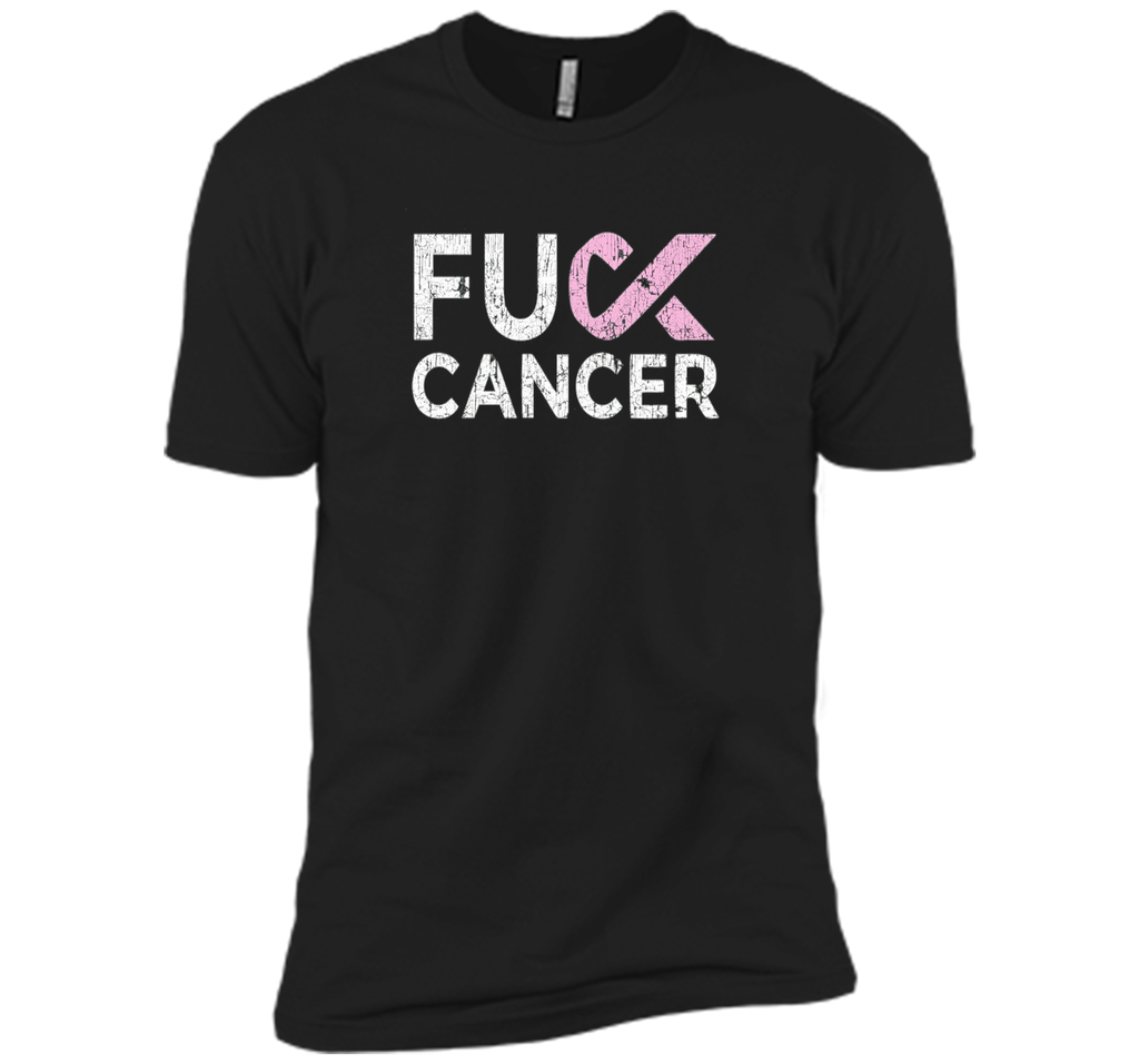Distressed Ladies Cancer Gifts Fight Cancer T-Shirt Tee
