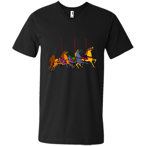 Smiletodaytees Fun Carousel Horses Art T-shirt