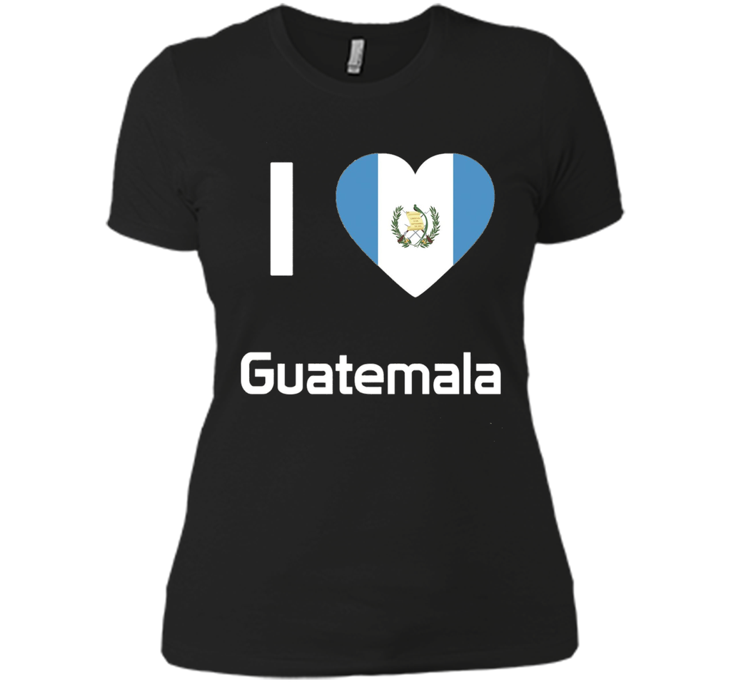 I love Guatemala T Shirt Flag of from Guatemalan tee