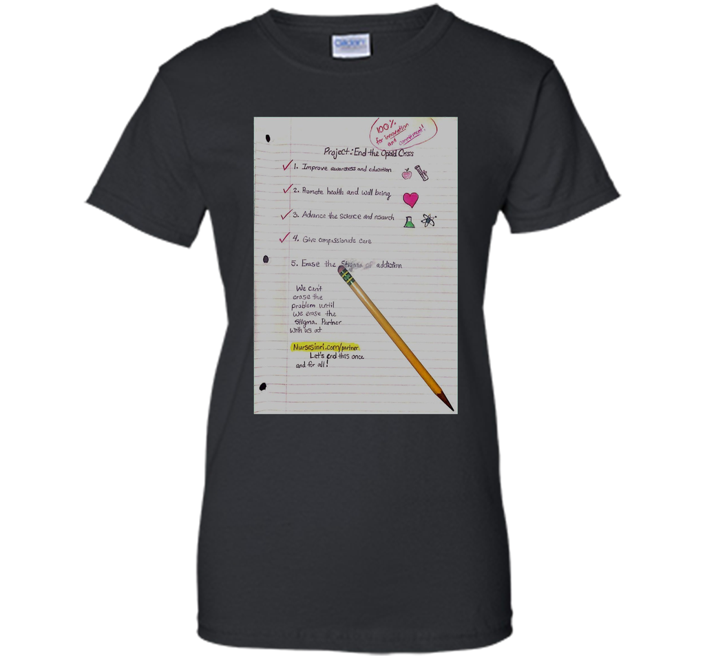 Erase the Stigma motivational tshirt