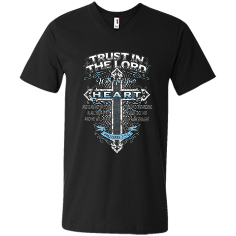 Trust In The Lord With Au Your Heart Proverbs 35-6 T-shirt