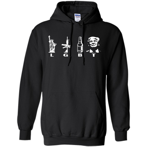 Liberty Guns Beer Trump Support shirt Parode Funny LGBT