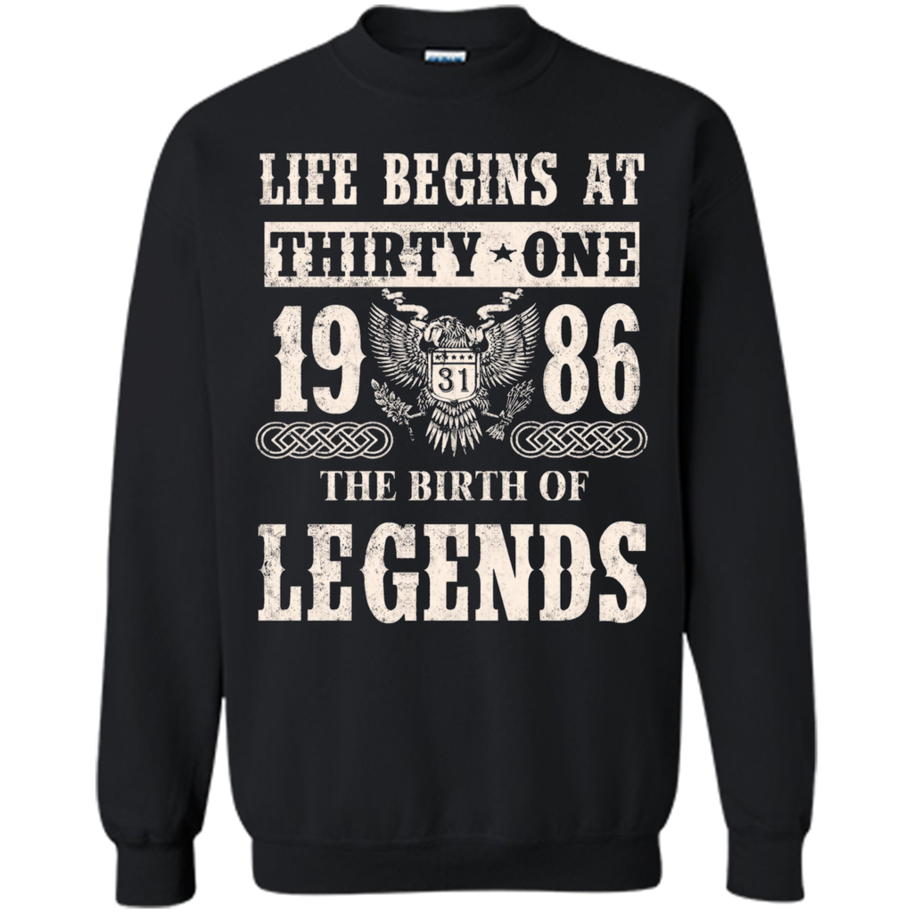 Life Begin At Thirty-One 1986 T Shirt