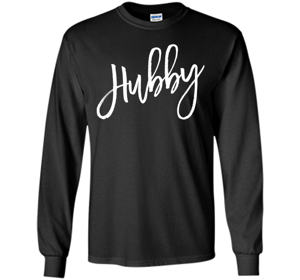 Mens Elegant Bachelor Party Shirt Hubby Black