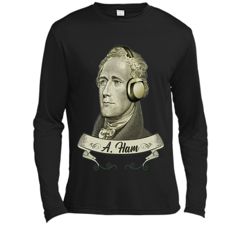 Hamilton Listening to Music T-shirt - Funny Headphones Tee