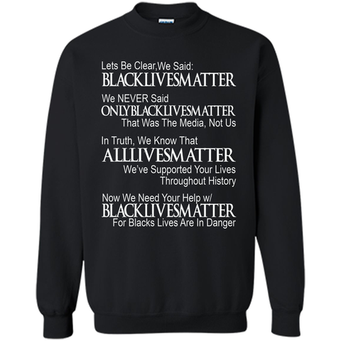 DeBran Let's Be Clear We Said Black Lives Matter T-Shirt