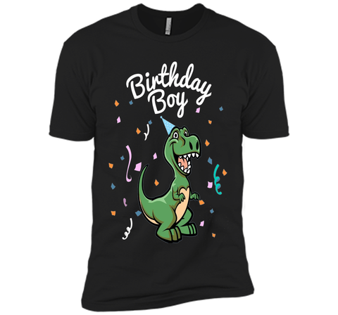 Birthday Dino T-rex T-shirt Dinosaur Boy Kids Party Tees